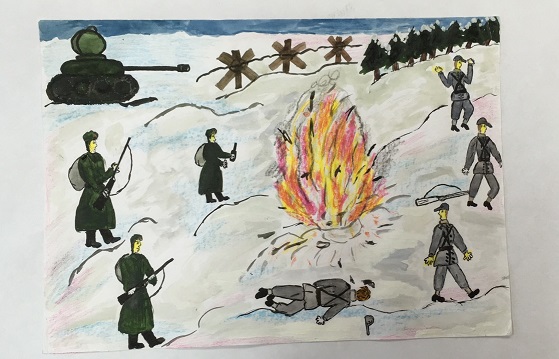 Позднякова Дарья 8 класс МБОУ СОШ 4 Бой в прохоровке.jpg