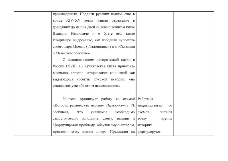 Файл:Технологическая карта урока. Куликовское поле – поле русской славы.pdf