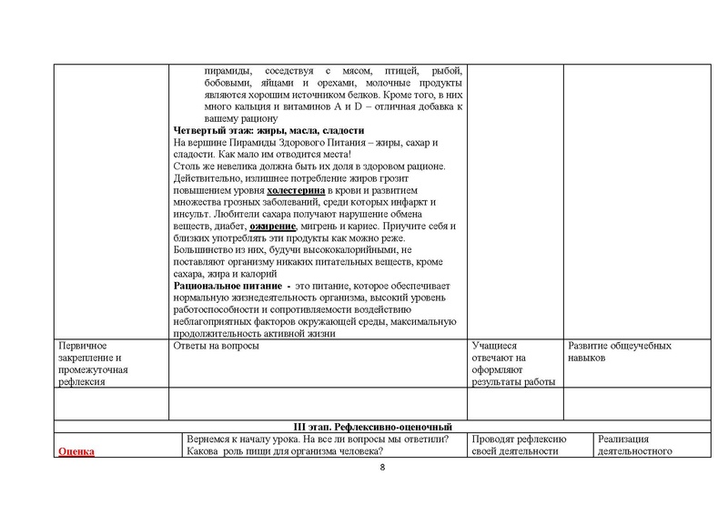 Файл:Технологическая карта урока Продукты питания и питательные вещества.pdf