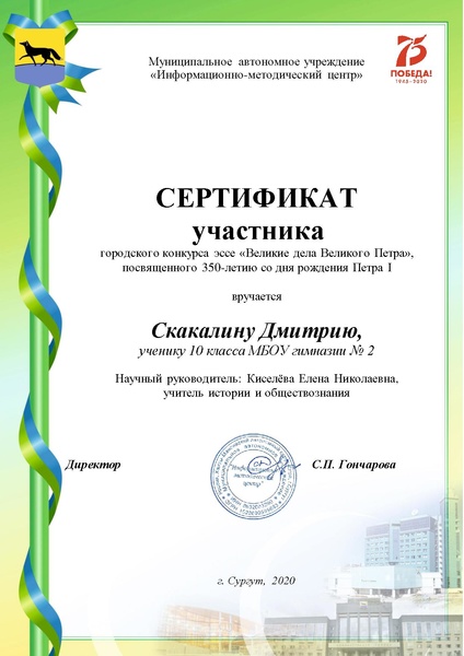 Файл:Сертификат участника - Скакалин Дмитрий.pdf
