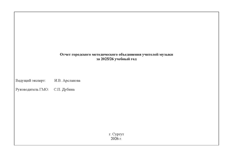 Файл:Новый Отчет ГМО учителей Музыки за 2025-26 учебный год.pdf