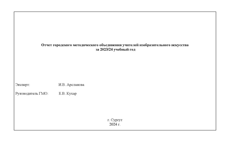 Файл:Отчет ГМО учителей ИЗО за 2023-24 год с дополнениями ДМС.pdf